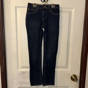 The Children's Place Dark Blue Jeans Girls Skinny Stretch Size 8